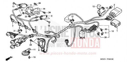KABELBAUM (1) CB600FX de 1999